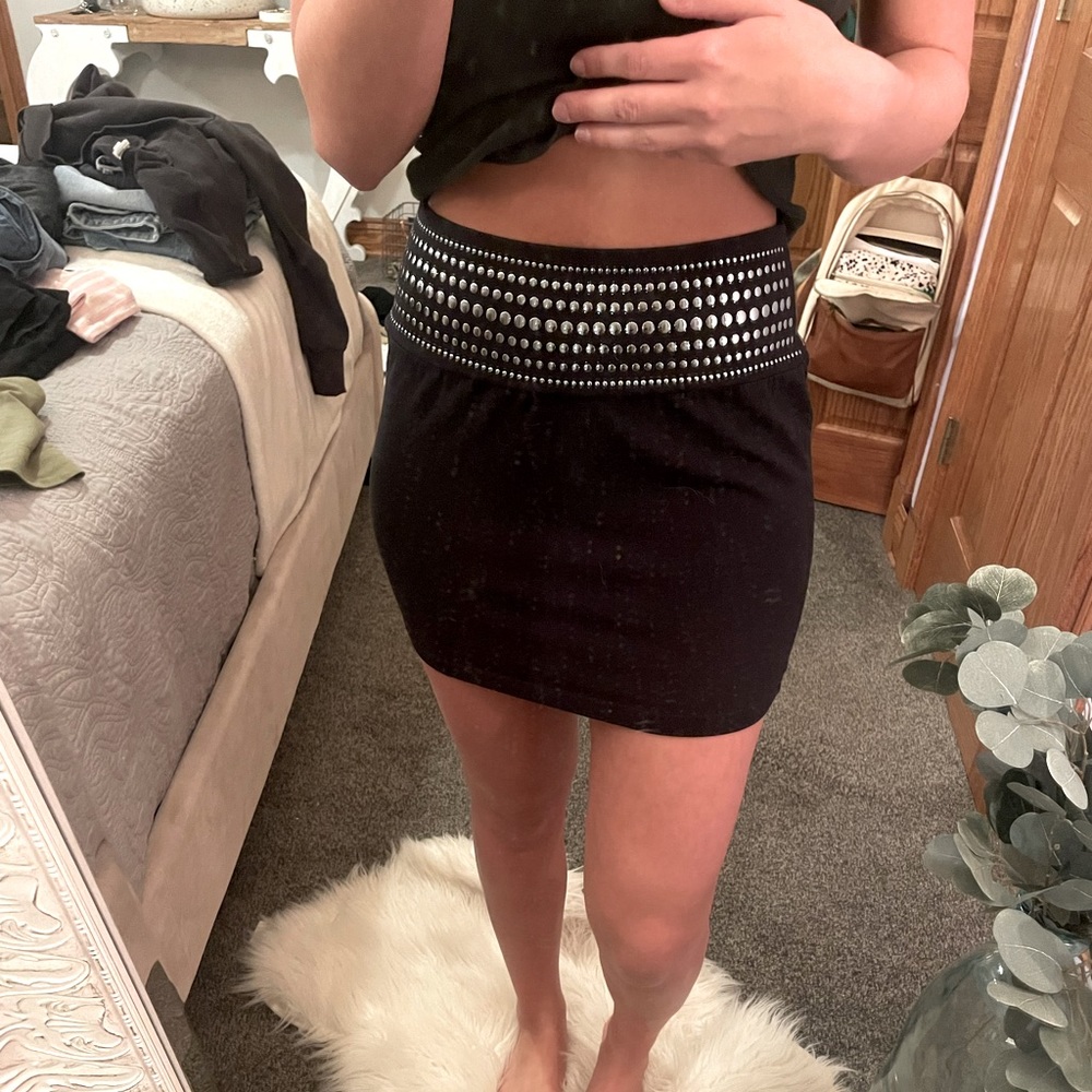 Black Express Mini Skirt size Small